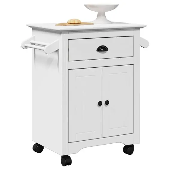 Kup online Wózek kuchenny, BODO, biała, 72x45x80 cm Lumarko! - Hurtownia wielobranżowa Lumarko